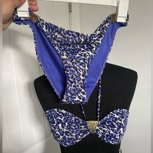 H&M animal print bikini set